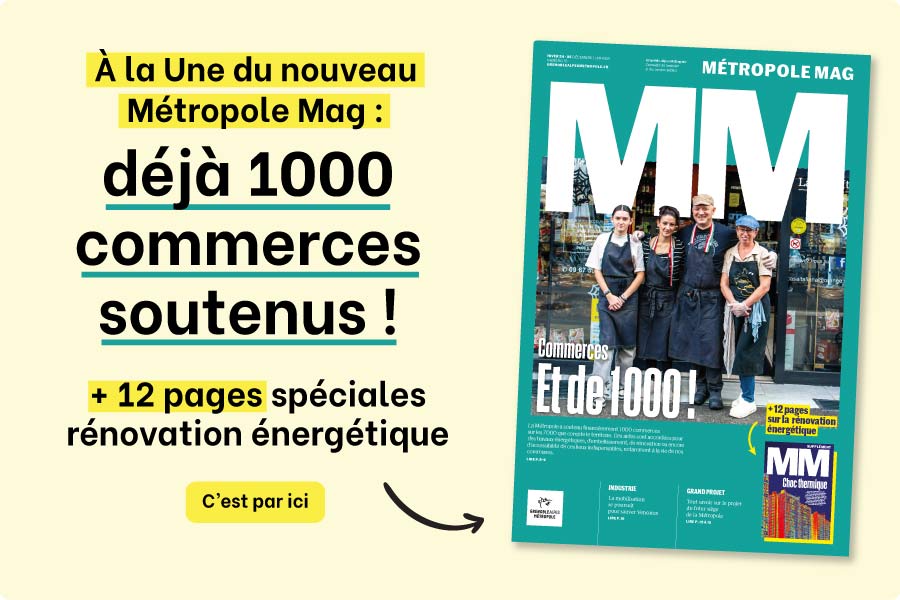 À la Une de ce nouveau numéro du Métropole Magazine, La Casa Italiana de Vif, le 1000e commerce à avoir bénéficié des aides de la Métropole.